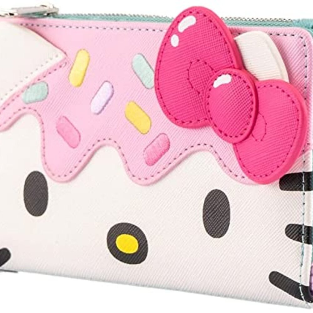 Like new hello kitty cupcake loungefly cupcake wallet